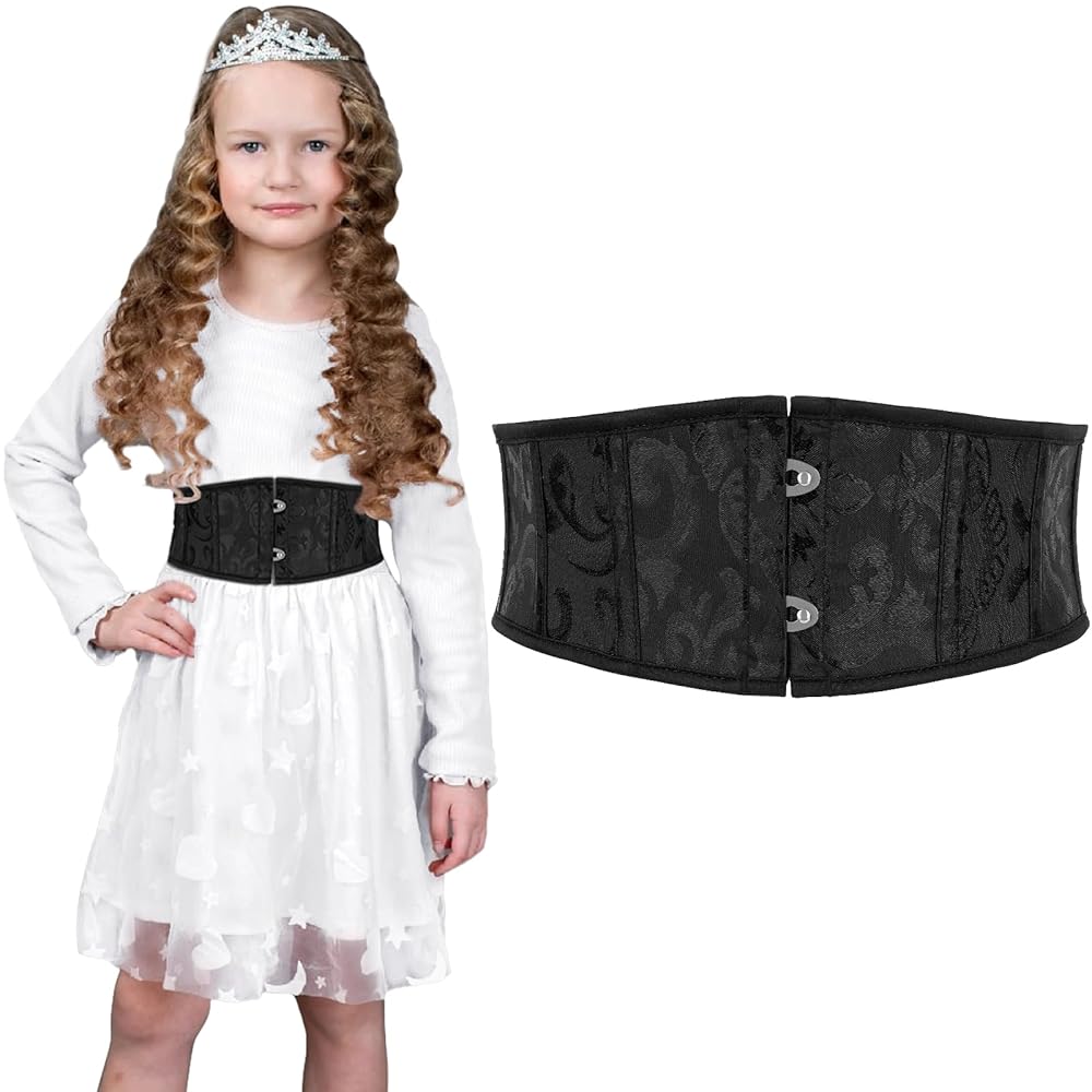 Amazon.com: SUOSDEY Kids Jacquard Corset Belt with Soft